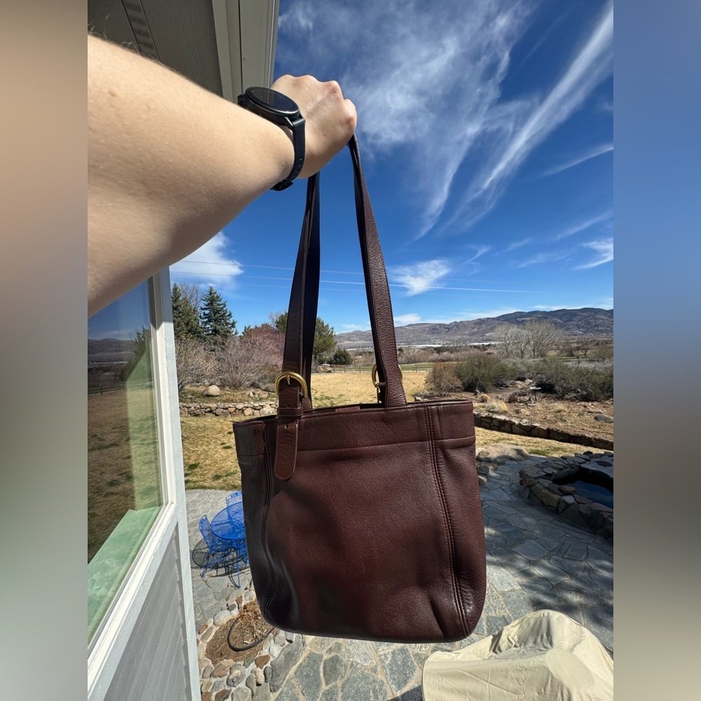 Vintage Coach Soho Buckle Bag #1457 - Mahogany
